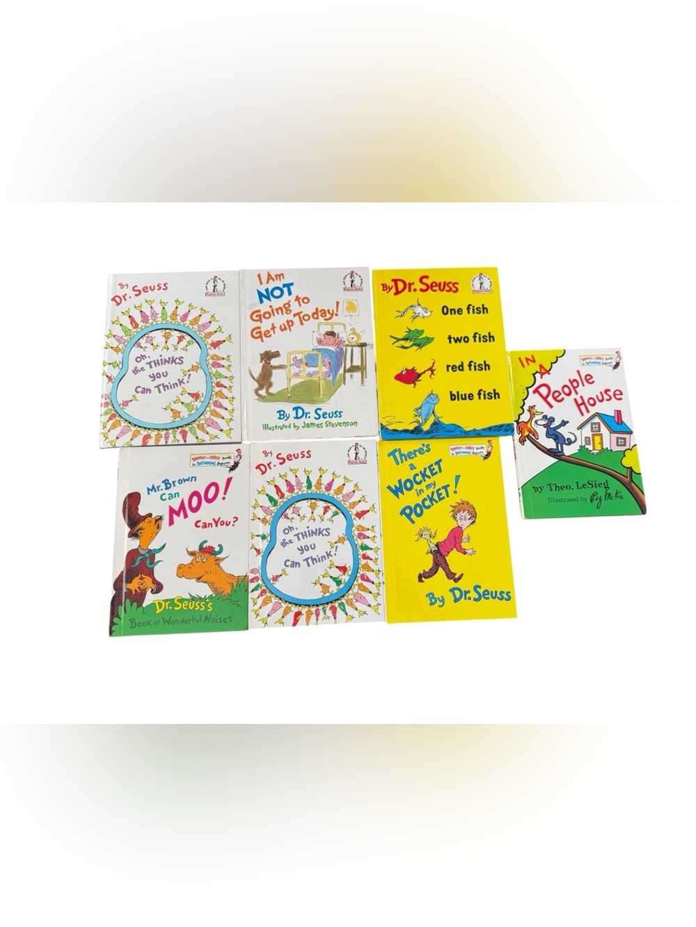 Vintage 70s & 80s Lot of Dr. Suess Hardcover Books